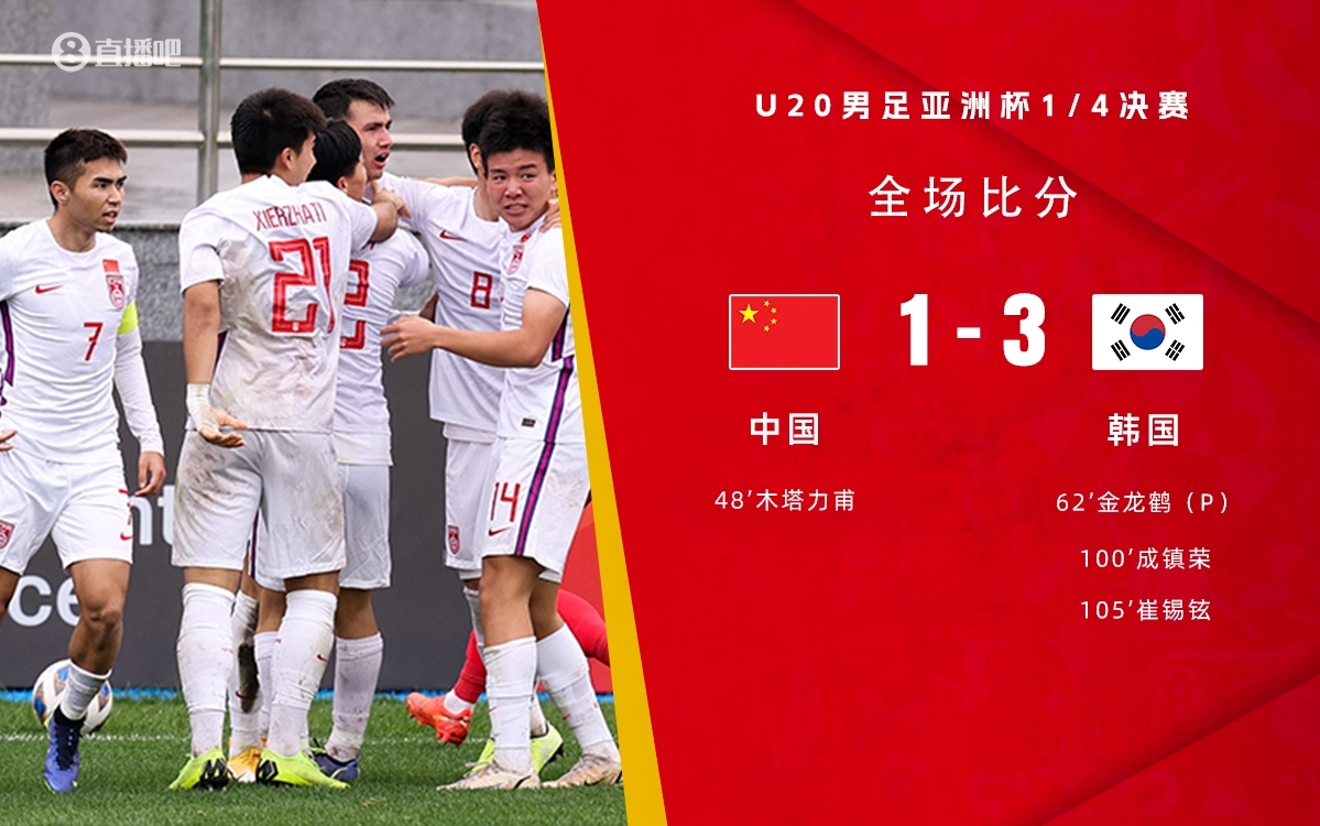 復(fù)仇！U22國(guó)足絕殺復(fù)仇韓國(guó)，2年前U20亞洲杯加時(shí)憾負(fù)無(wú)緣世青賽